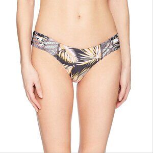 Maaji Nightly Oasis Hipster Cut Bikini Bottom Size L Multi Reversible NEW